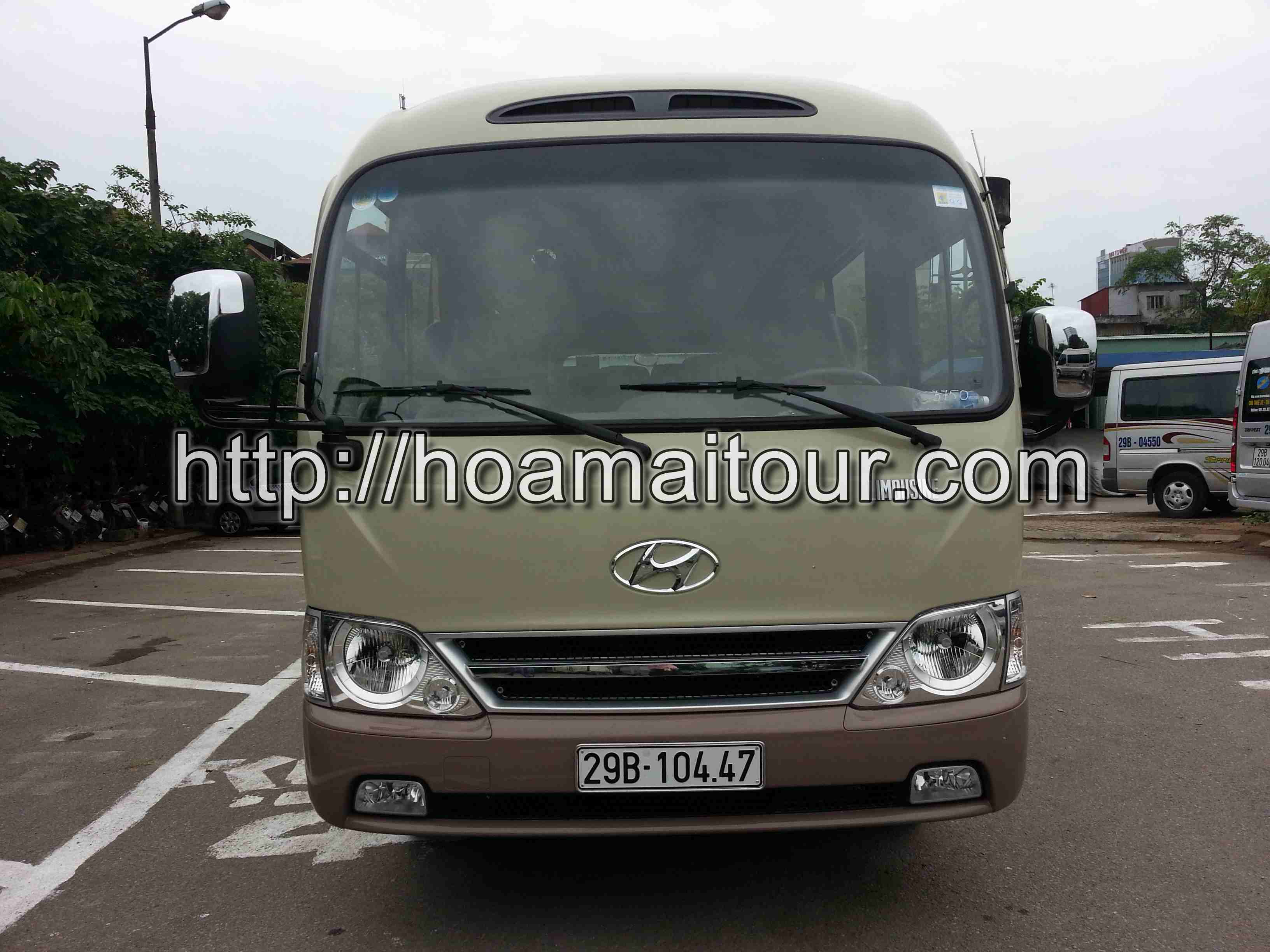 Cho thuê xe du lịch 29 chỗ đi Quan Lạn